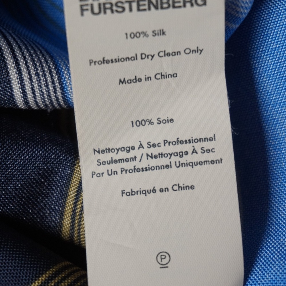 Diane Von Furstenberg Belted Silk Long Line Trench - Size Medium - Picture 7 of 8